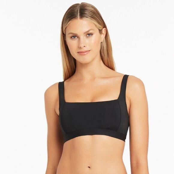 Sea Level Swim Australia Eco Essentials Square Neck Bra - Picture 1 of 4